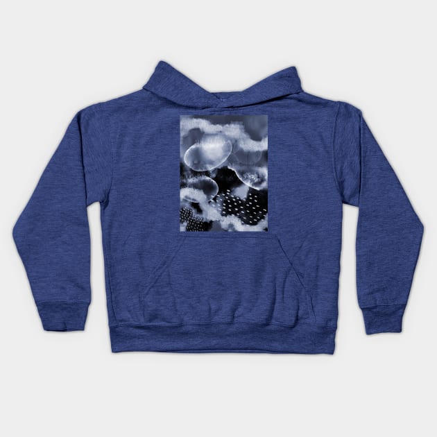 Blue Evolving Ocean Kids Hoodie by UrbanEpiphany